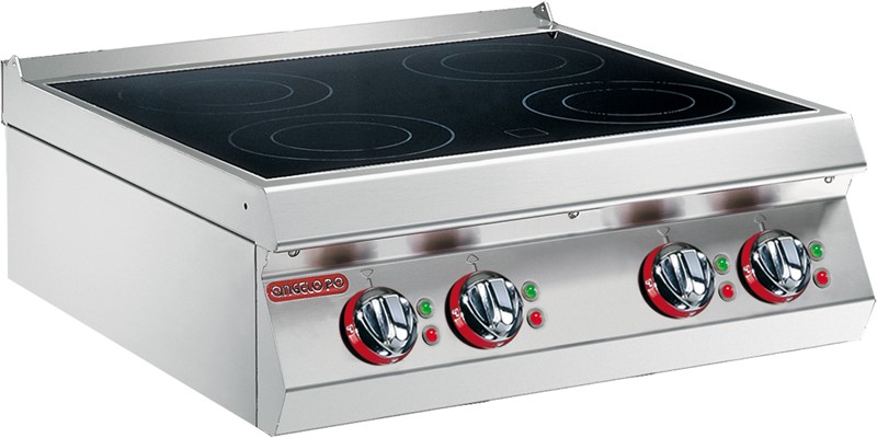 Cucina vetroceramica a induzione 4 zone professionale - 1g0vt1i Cucina vetroceramica a induzione 4 zone professionale - 1g0vt1i