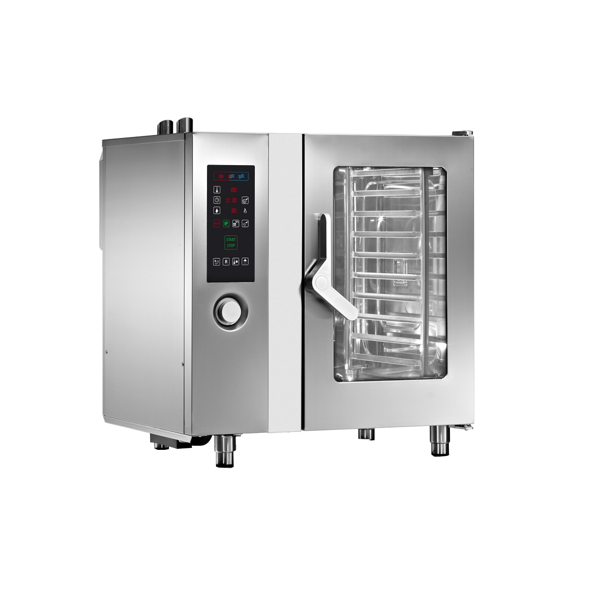 Forno combi multifunzione plus 10x1-1gn gas professionale - fx101g2