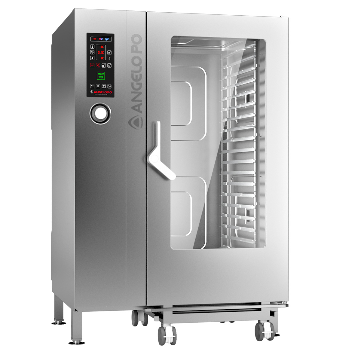 Forno combi multifunzione plus 20x2-1gn gas professionale - fx202g2