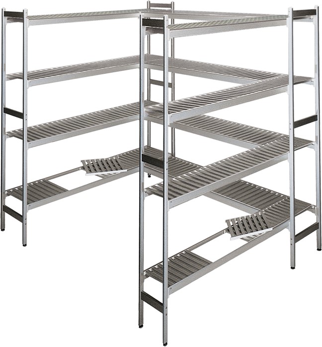 Scaffalatura Cella Frigo 3 Lati 243x2 Cm Professionale Ksa2428