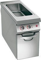 ELECTRIC WET WELL BAIN-MARIE ON CABINET