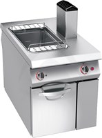 GAS PASTA COOKER 1 WELL 40 L ON CABINET