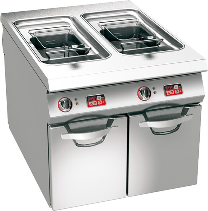 Electric Fryer 2 Wells 9 L Digital Controls Professional 08wfr4ed Electric Fryer 2 Wells 9 L Digital