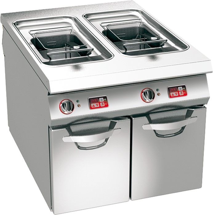 ELECTRIC FRYER 2 WELLS 9+9 L DIGITAL CONTROLS