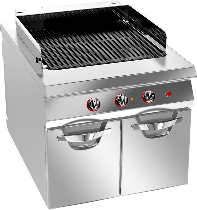 ELECTRIC CHARGRILL ON NEUTRAL CABINET