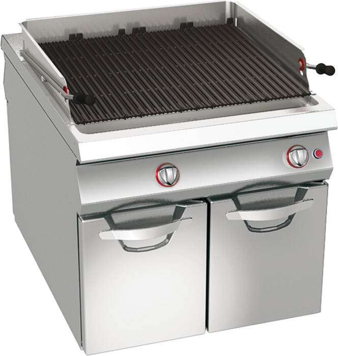 GAS CHARGRILL ON NEUTRAL CABINET