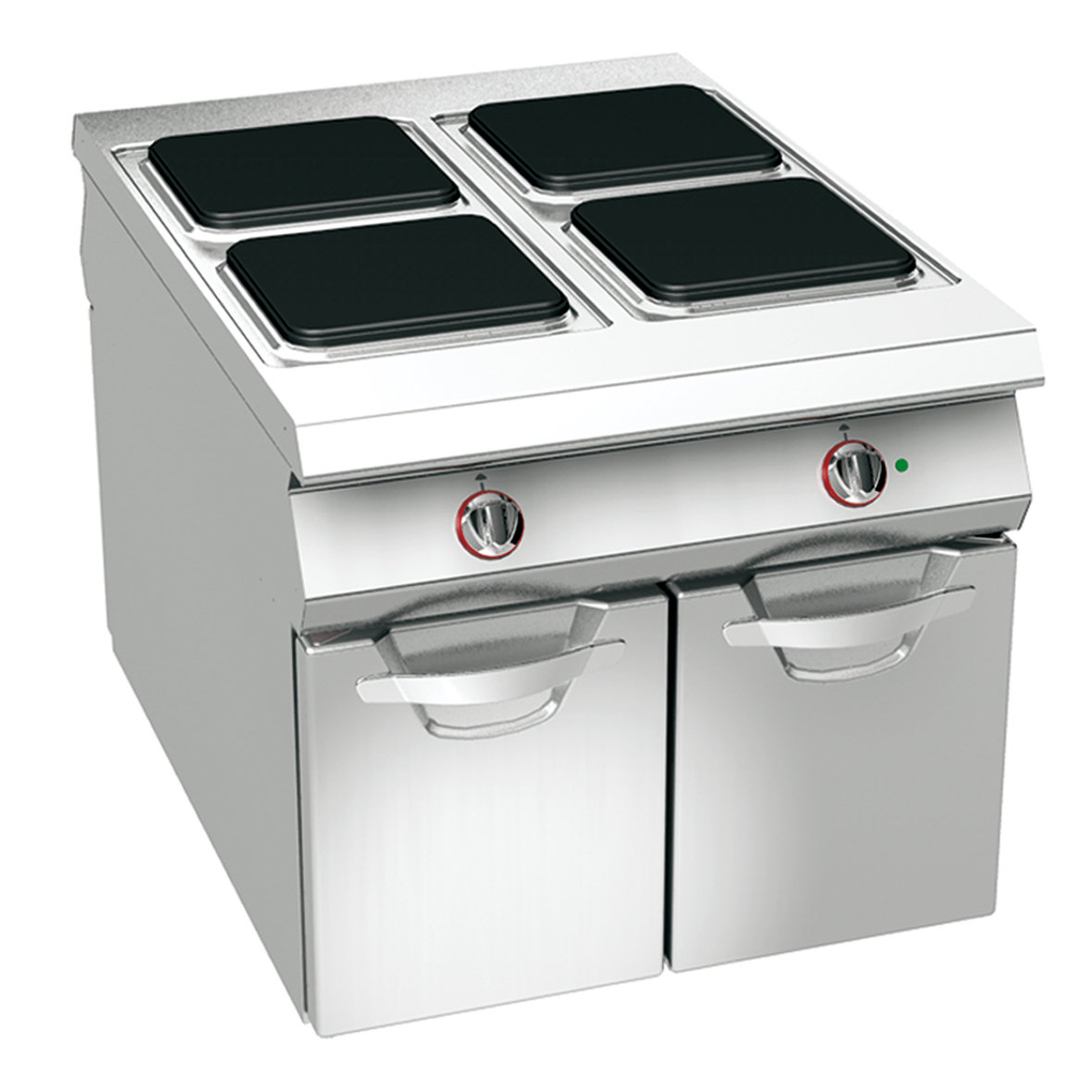 CUCINA 4 PIASTRE ELETTRICHE SU VANO- 400V