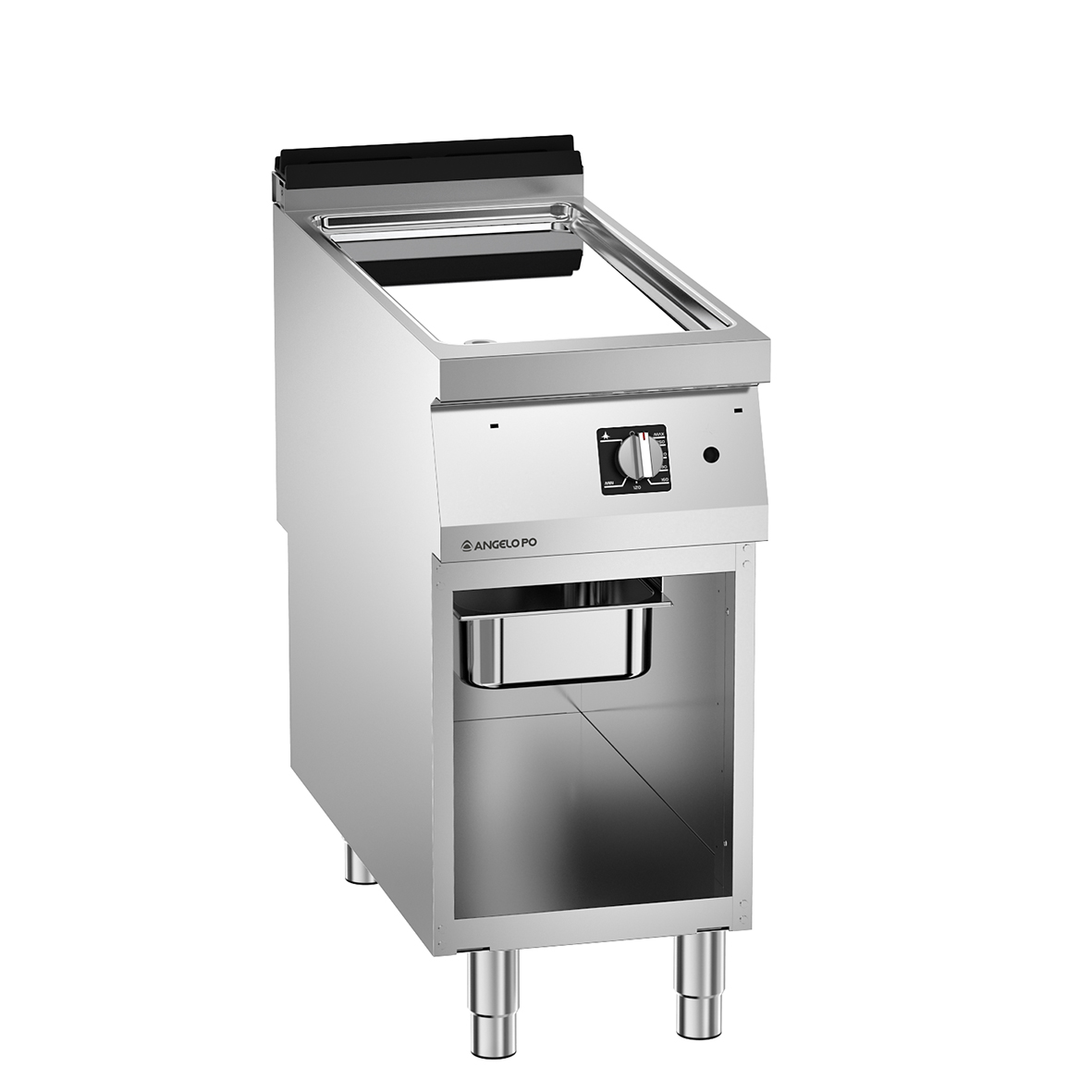 FRY-TOP DE GAS PLANCHA LISA DE COMPOUND SOBRE VANO