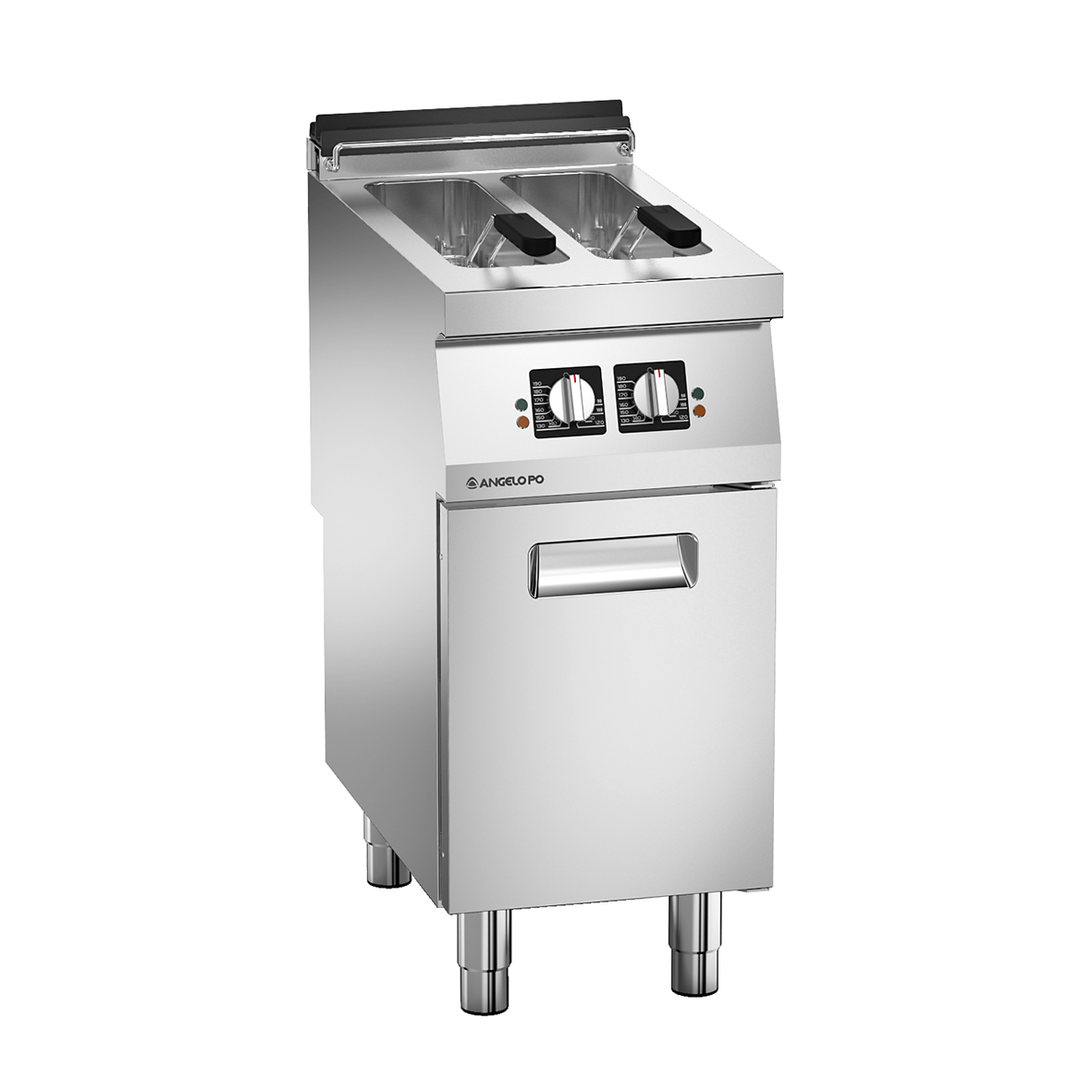ELECTRIC FRYER 2 WELLS 8+8 L