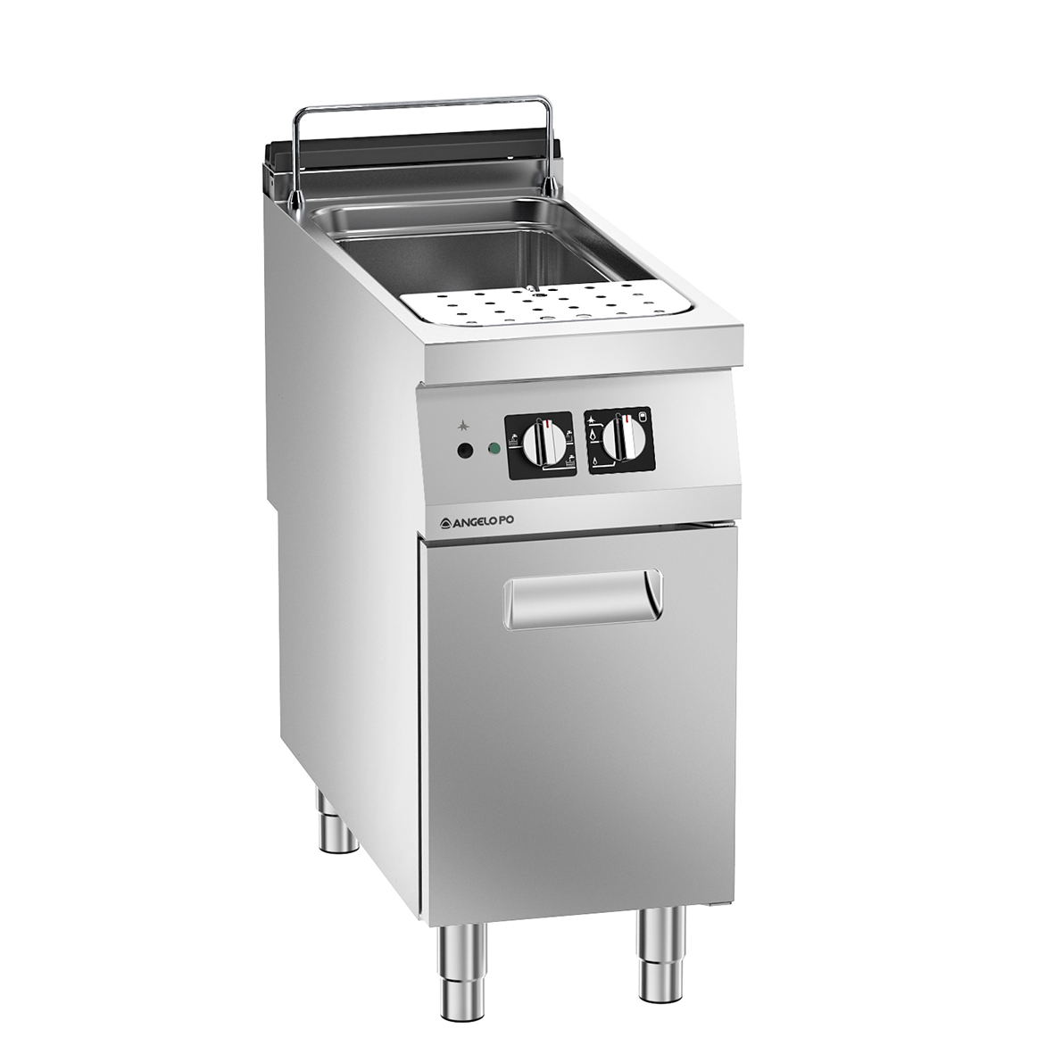 ГАЗОВАЯ МАКАРОНОВАРКА С ОДНОЙ ВАННОЙ ЕМКОСТЬЮ 40 Л.