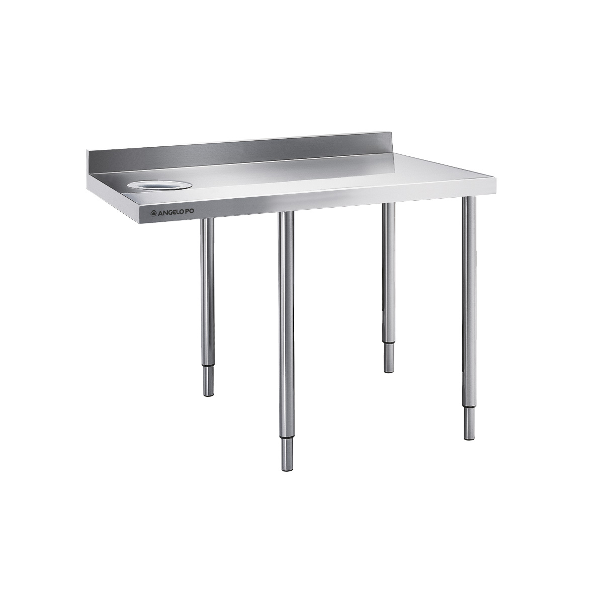 MESA CON PETO POSTERIOR ORIFICIO IZQUIERDO 120 CM