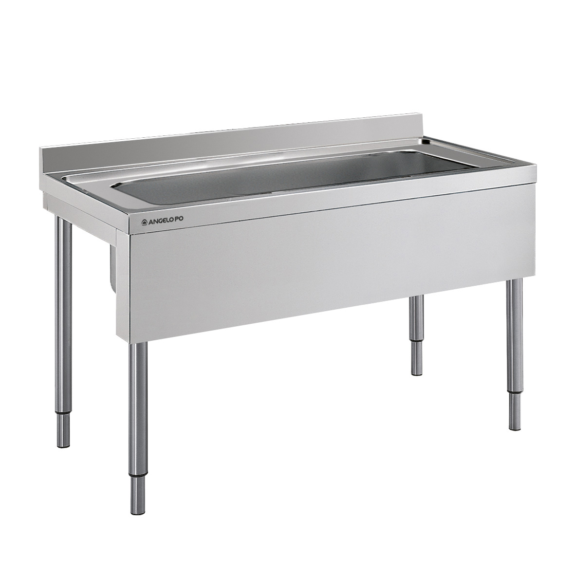 FREGADERO SOBRE PATAS 1 SENO CM 96X51X34H