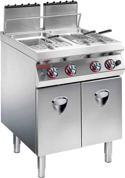 GAS PASTA COOKER 2 WELLS 26+26 L