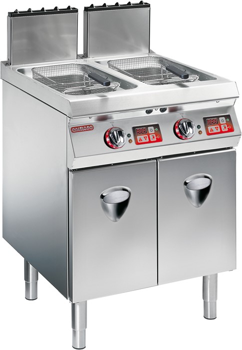 GAS FRYER 2 WELLS 12+12 L DIGITAL CONTROLS