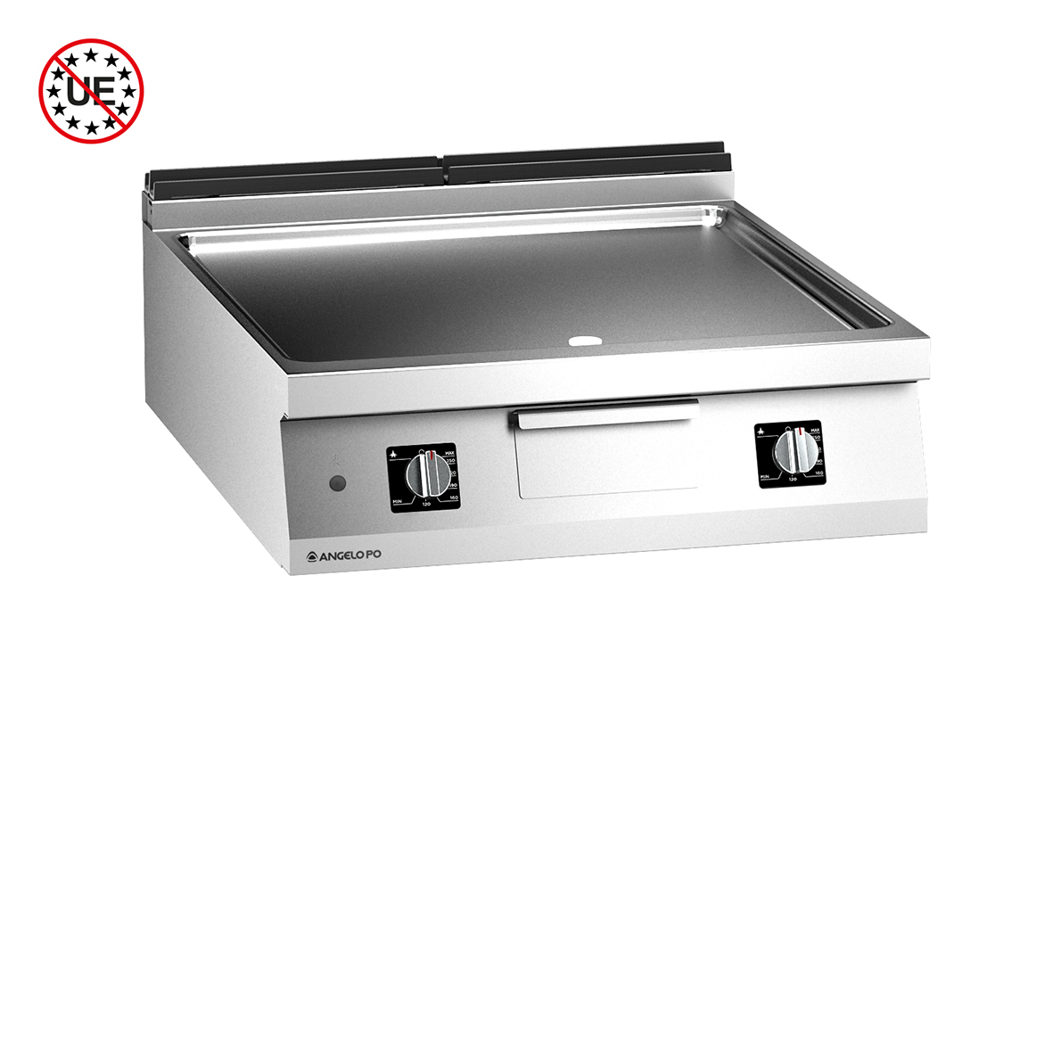 FRY-TOP GAS PIASTRA IN ACCIAIO DOLCE LISCIA