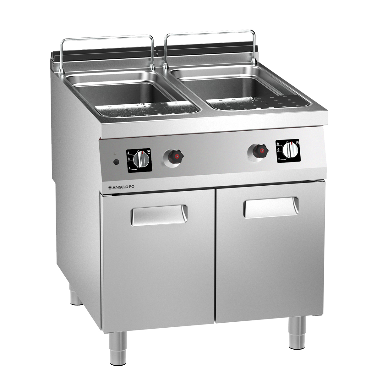 COCEDOR DE PASTA DE GAS 2 CUBAS 40+40 L