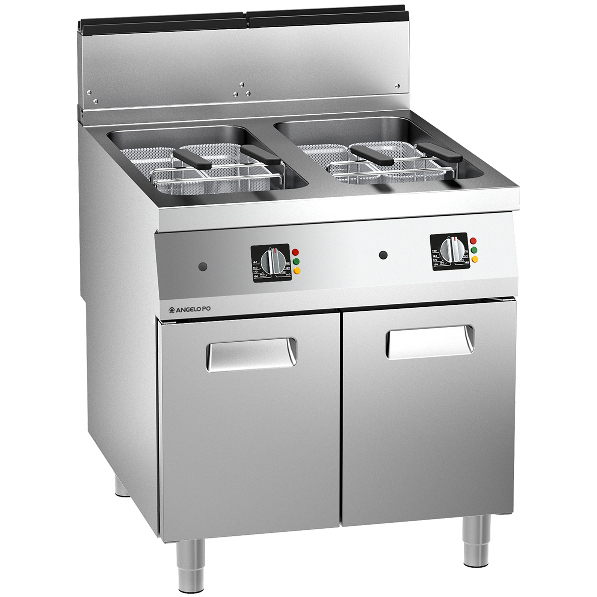 GAS FRYER 2 WELLS 22+22 L