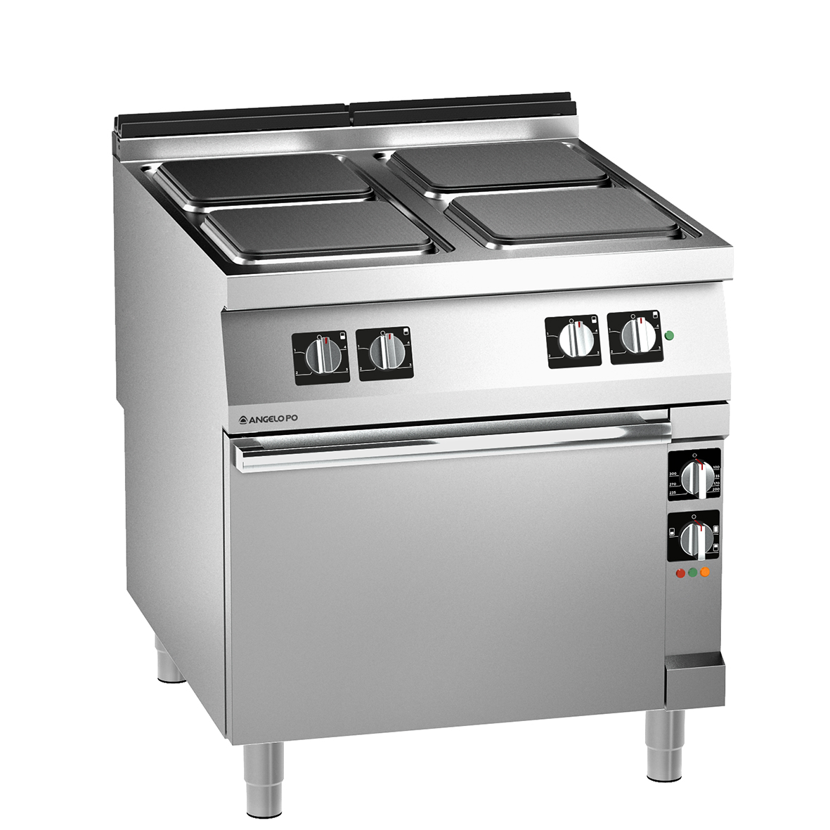 ЭЛЕКТРИЧЕСКАЯ ВАРОЧНАЯ ПОВЕРХНОСТЬ С ЧЕТЫРЬМЯ ПЛИТАМИ И СТАТИЧЕСКОЙ ПЕЧЬЮ