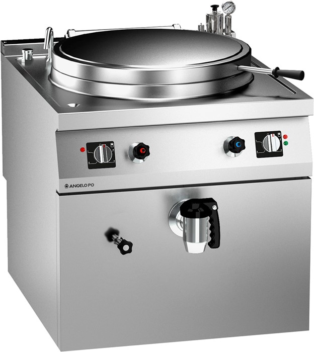 Heavy Duty Boiling Pan - 60L - Indirect Heat - 70cm Deep - Electric