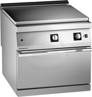 SOLID TOP GAS RANGE WITH GAS TWO FAN CONVECTION OVEN