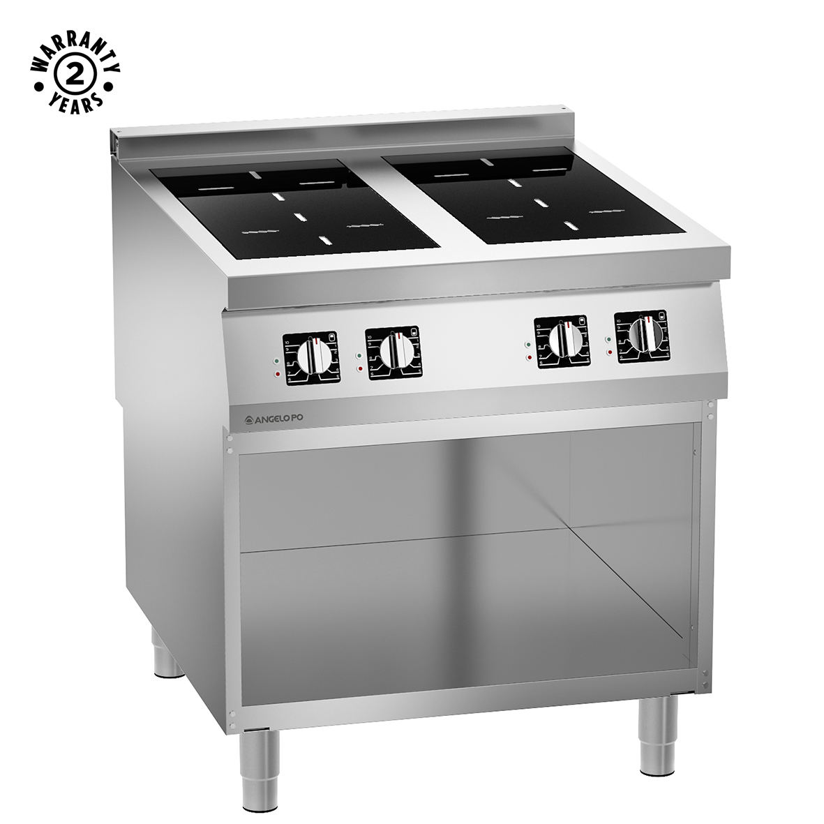 COCINA VITROCERÁMICA INDUCCIÓN 4 ZONAS SOBRE VANO