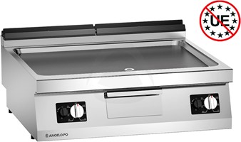 GAS GRIDDLE WITH SMOOTH MILD STEEL PLATE