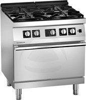 4 BURNER GAS RANGE WITH GAS CONVECTION OVEN