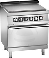 SOLID TOP ELECTRIC BOILING TABLE ON ELECTRIC STATIC OVEN