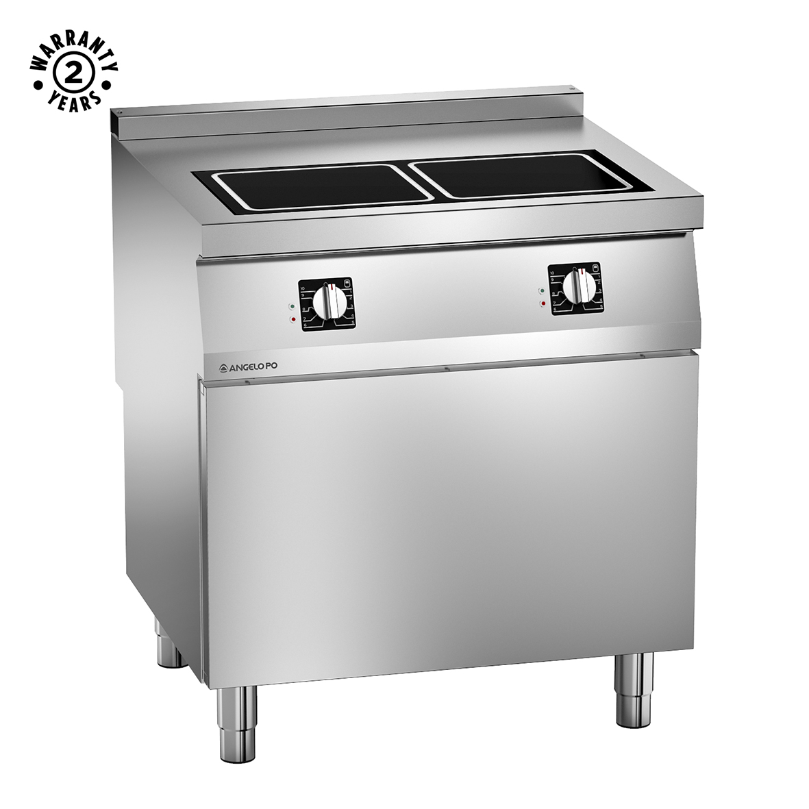 ALL AREA INDUCTION PYROCERAM COOKING RANGE ON CABINET