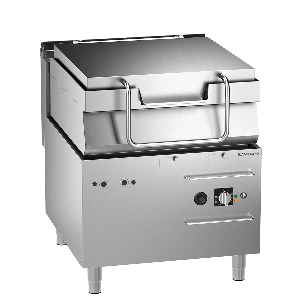 ГАЗОВАЯ ОПРОКИДЫВАЮЩАЯСЯ СКОВОРОДА (АВТОМАТИЧЕСКИЙ МЕХАНИЗМ)