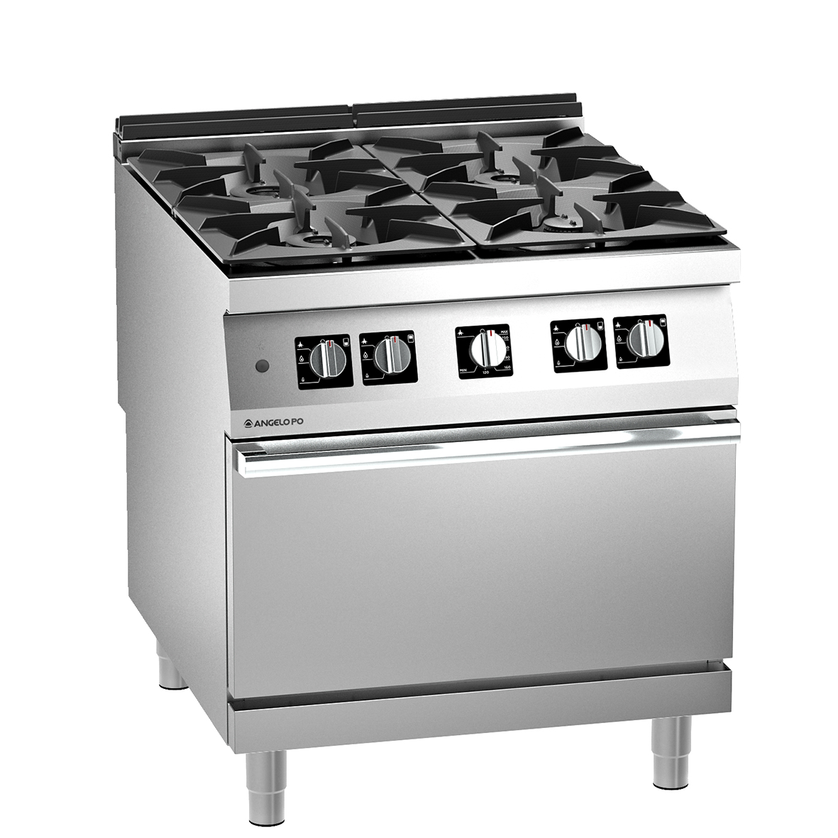 FOUR BURNER GAS RANGE WITH STATIC OVEN