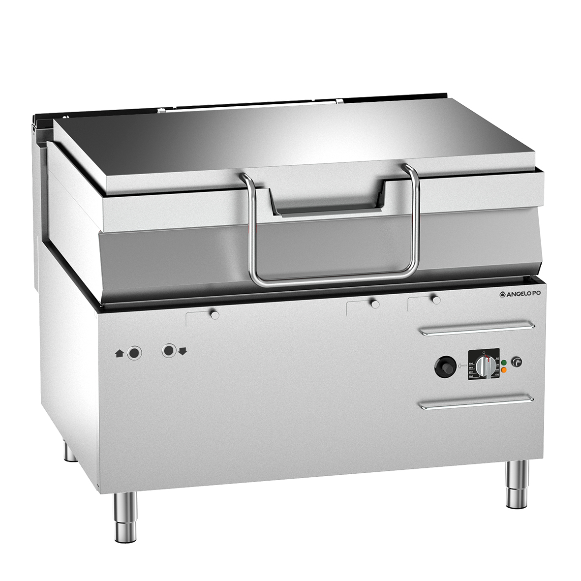 ГАЗОВАЯ ОПРОКИДЫВАЮЩАЯСЯ СКОВОРОДА (АВТОМАТИЧЕСКИЙ МЕХАНИЗМ)