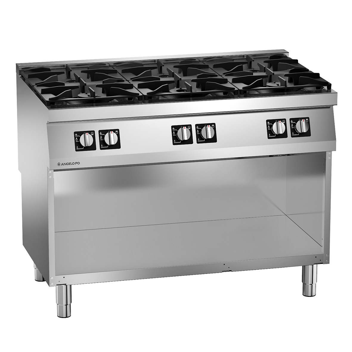 CUCINA GAS 6 FUOCHI SU VANO