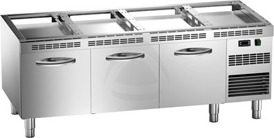 REFRIGERATED COUNTER  -2°C ÷ +10°C - 3 BIG DRAWERS