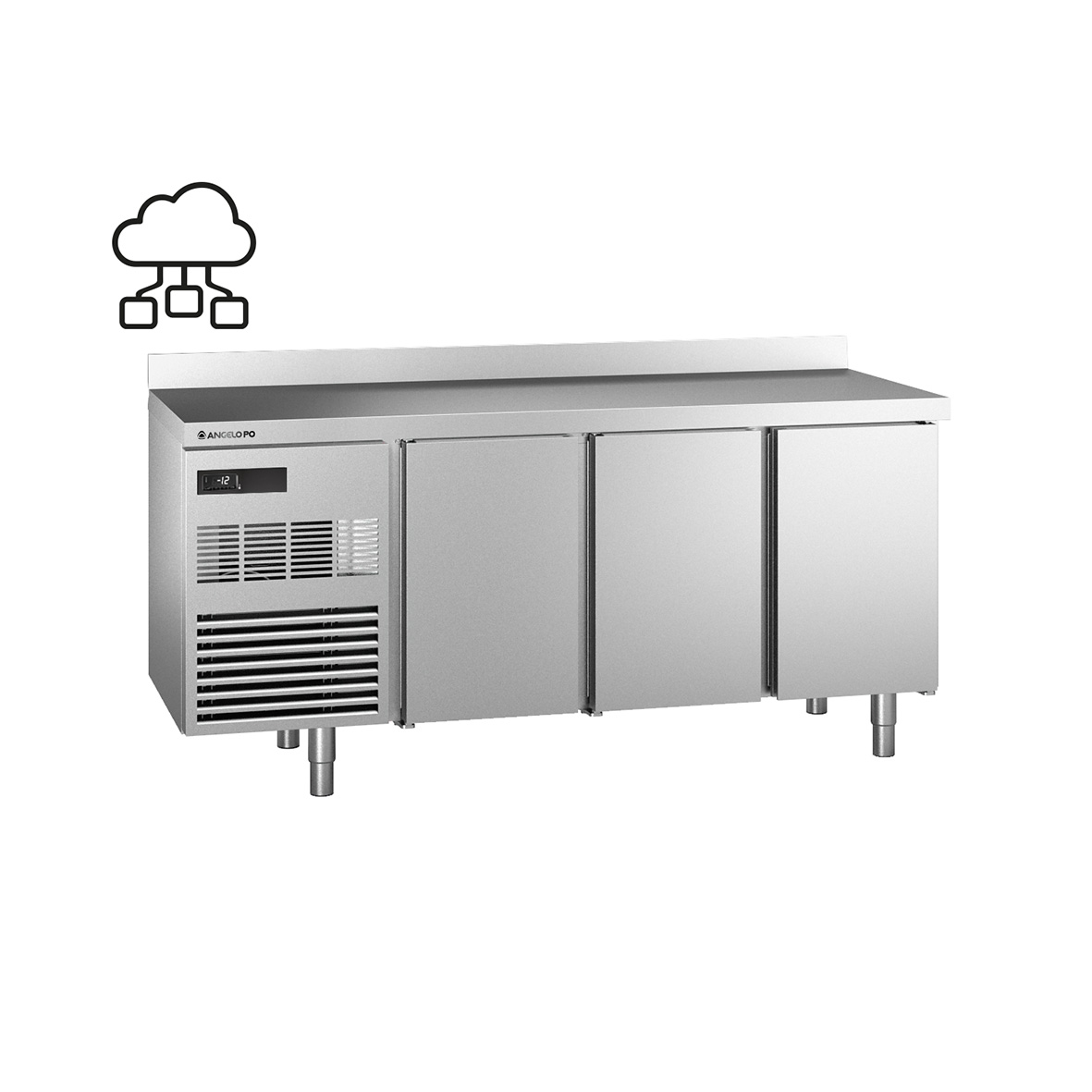 REFRIGERATED COUNTER -24°C ÷ -12°C DEPTH 70 CM GN