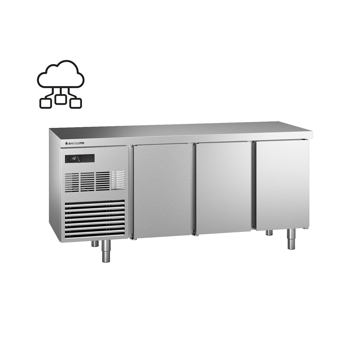 REFRIGERATED COUNTER -24°C ÷ -12°C DEPTH 70 CM GN