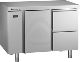 REFRIGERATED COUNTER -2°C ÷ +8°C DEPTH 70 CM GN 1/1 WITHOUT MOTOR WITH WORKTOP