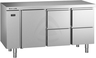 REFRIGERATED COUNTER -2°C ÷ +8°C DEPTH 70 CM GN 1/1 WITHOUT MOTOR WITH WORKTOP