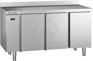 REFRIGERATED COUNTER -24°C ÷ -12°C DEPTH 70 CM GN 1/1 WITHOUT MOTOR WITH WORKTOP AND REAR SPLASHBACK