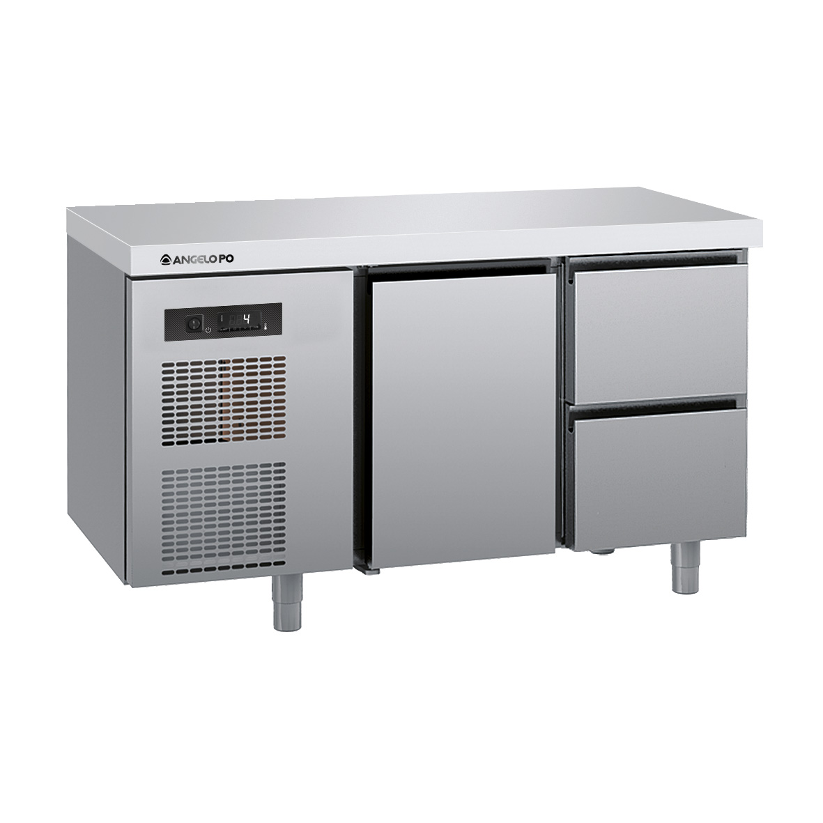 REFRIGERATED COUNTER 0 ÷ +10°C DEPTH 70 CM GN 1/1 WITH WORKTOP