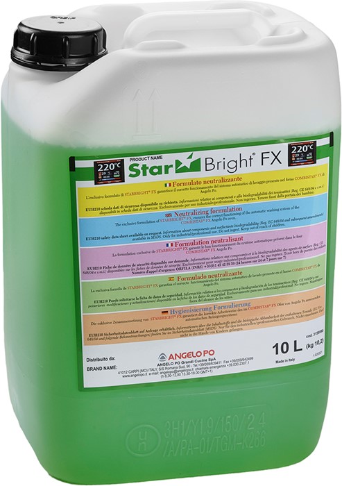 RINSE AID STARBRIGHTFX - 20 10LT CANS FOR  TT - FX.LIV.3 - BX…W OVENS (PALLET)