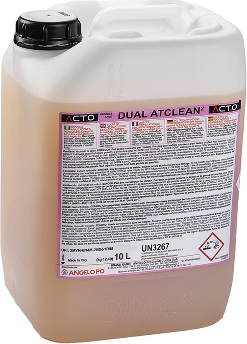 DETERGENT DUAL ATCLEAN2  - 20 10LT CANS (PALLET)