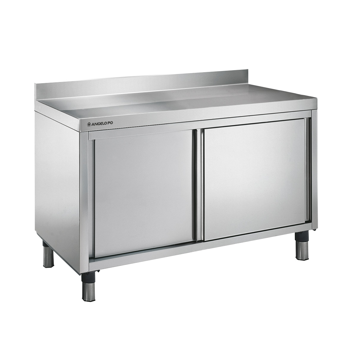 CUPBOARD ONE SIDE SLIDING DOORS, REAR SPLASHBACK