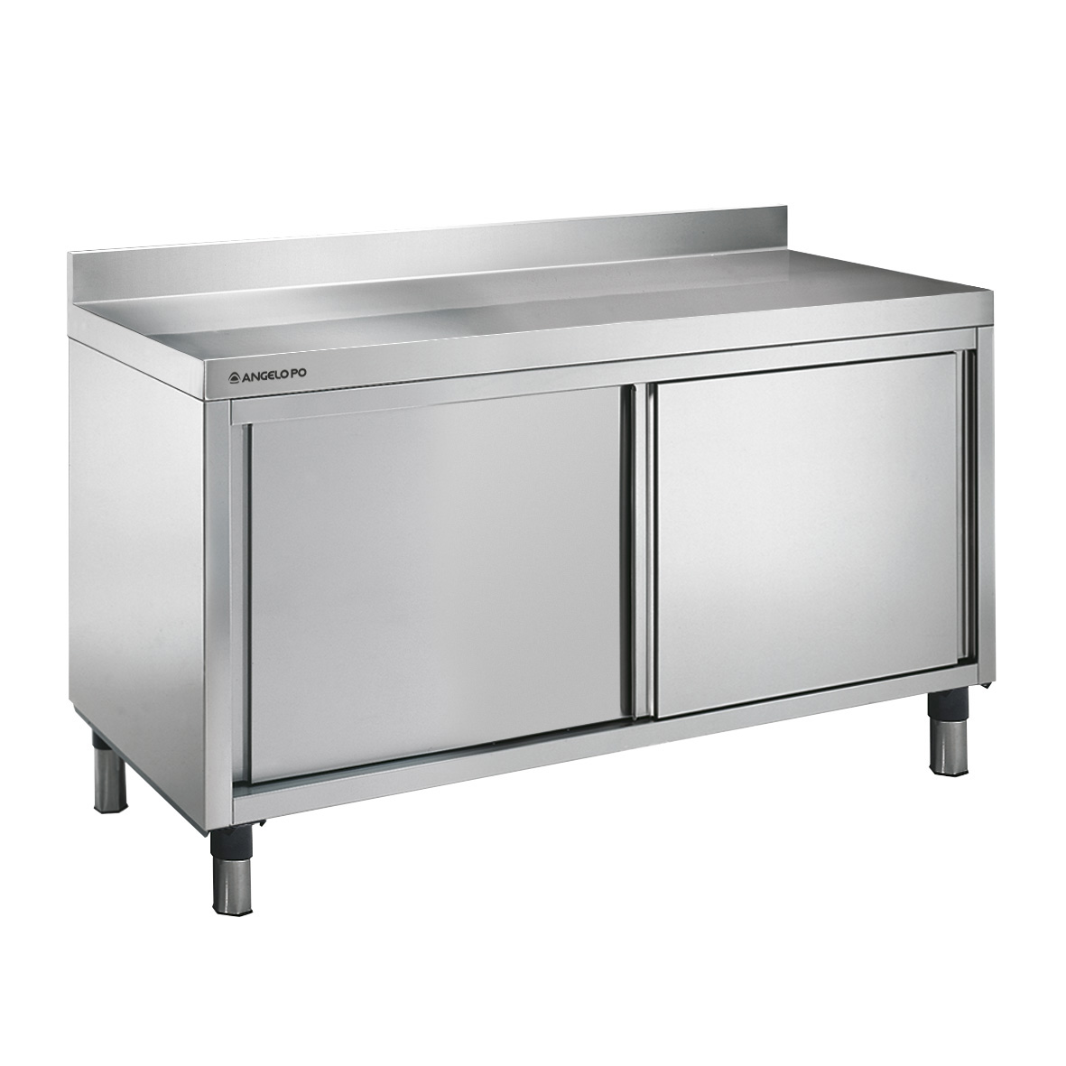 CUPBOARD ONE SIDE SLIDING DOORS, REAR SPLASHBACK