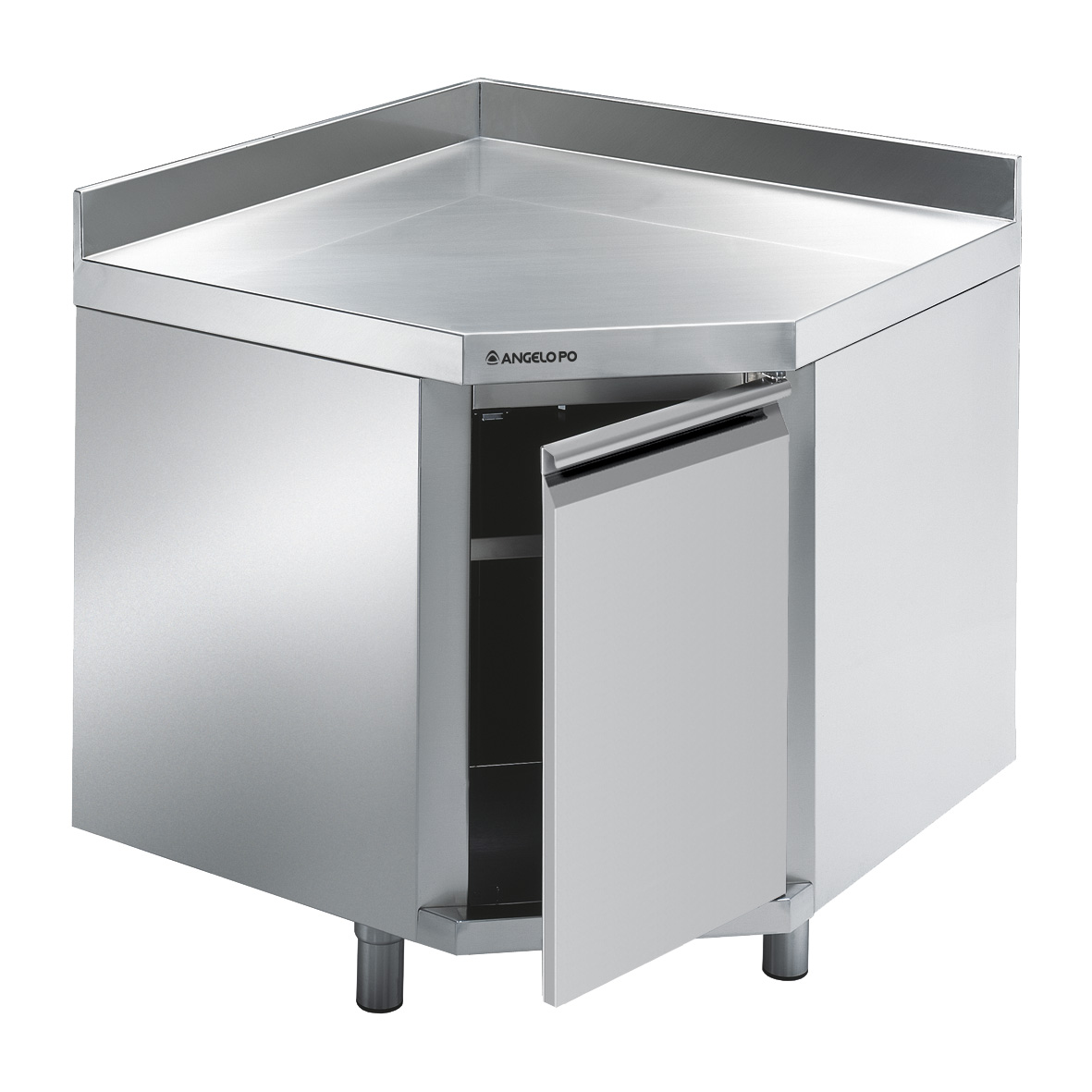 CORNER CUPBOARD WITH HINGED DOOR