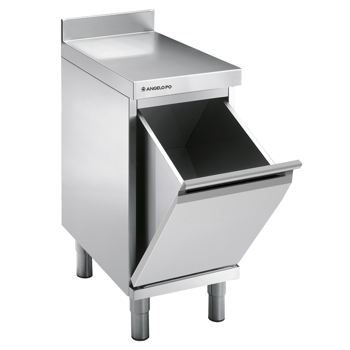 HOPPER WITH TOP AND REAR SPLASHBACK