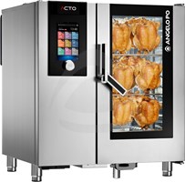 ACT.O ELECTRIC COMBI POULTRY OVEN WITH AUTOMATIC WASHING DISPENSER