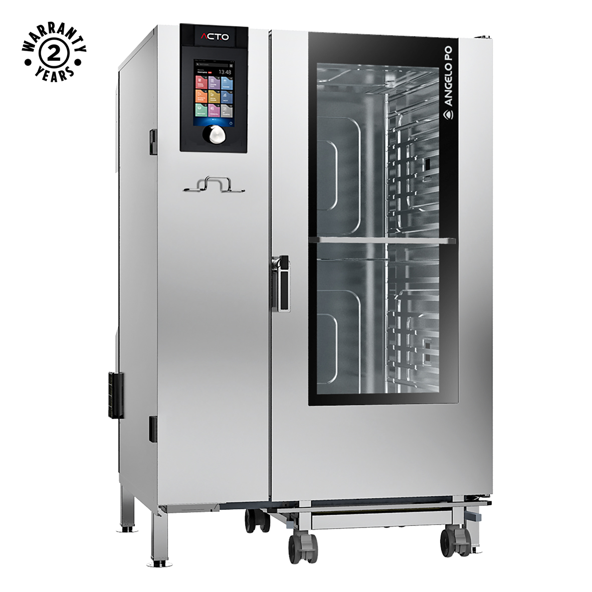 HORNO COMBINADO ACT.O DE GAS 20 X GN 2/1 CON LAVADO AUTOMÁTICO