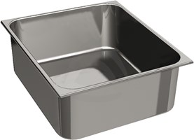 STAINLESS STEEL CONTAINER GN 2/3, HEIGHT 4 CM