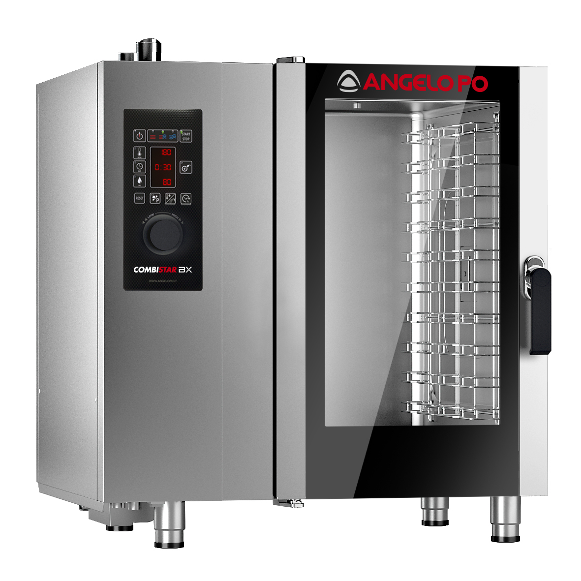 ELEKTRISCHER KOMBI-DÄMPFER 10 X 1/1GN - TÜRANSCHLA